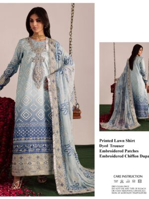 Afsafa Premium Lawn suit