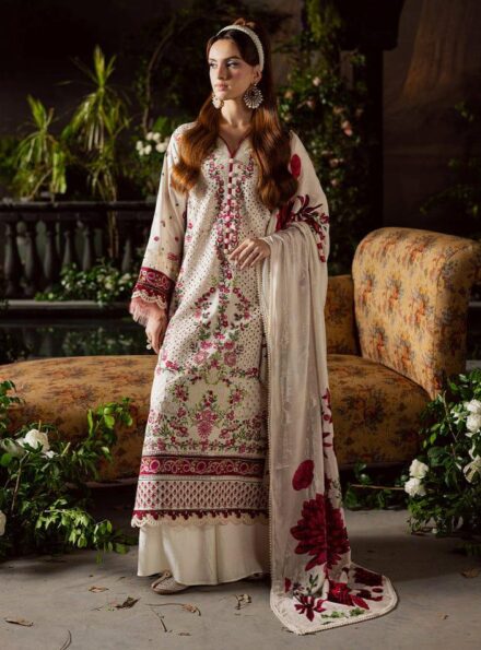 Ahmozi Presenting Crimson Lawn Collection