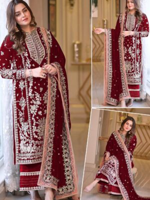 Afsafa Luxury Embroidered Chiffon Wedding Collection