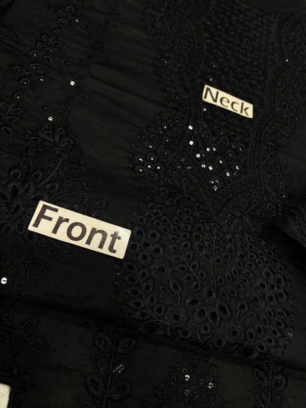 Premium Embroidered Lawn Suit With Organza Dupatta