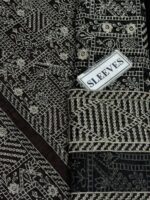 Luxury Semi Pure Chiffon Embroidered Suit With Organza Details