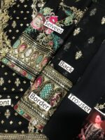 Ahmozi Luxury Heavy Embroidered Chiffon