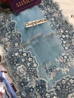 Heavy Embroidered Sheesha Silk Unstitched 3-Piece Suit with Adda Work