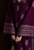 Elegant Thread Embroidered Cambric Cotton Suit