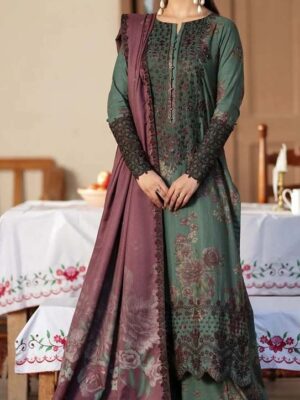 Summer Luxe Edit – Embroidered Printed Lawn 3-Piece