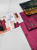 Afsafa Pure Lawn Embroidered 3-Piece Suit with Printed Dupatta