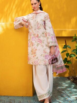 Premium Bana Dora Lawn Suit – Digital Dupatta (Design 01)