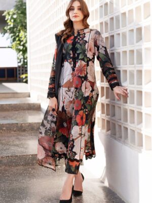 Premium Bana Dora Lawn Suit – Digital Dupatta (Design 06)