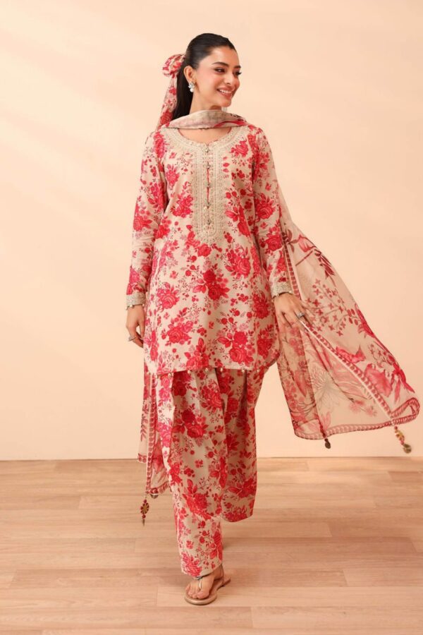 Premium Bana Dora Lawn Suit – Digital Dupatta (Design 07)