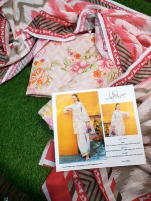 Premium Bana Dora Lawn Suit – Digital Dupatta (Design 01)