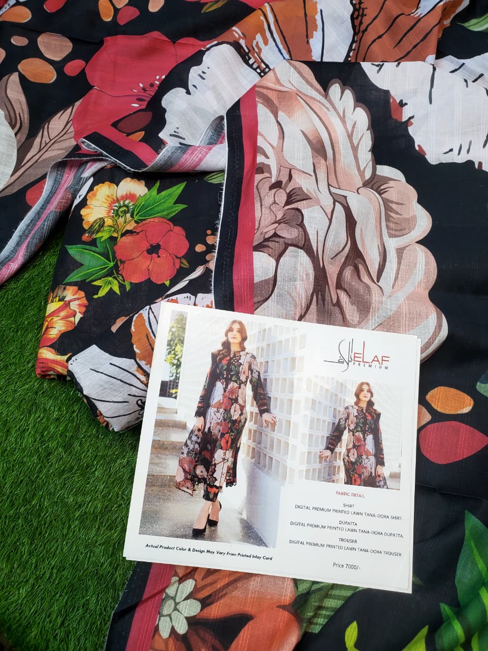 Premium Bana Dora Lawn Suit – Digital Dupatta (Design 06)