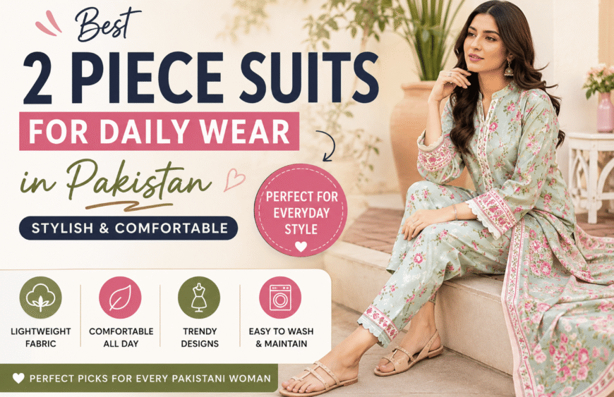 Best 2 Piece Suits for Daily Wear in Pakistan - Stylish & Comfortable