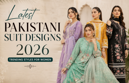 Latest Pakistani Suit Designs 2026 - Trending Styles for Women