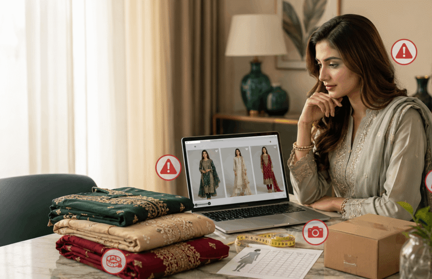 Buy Suits Online Pakistan - 10 Mistakes to Avoid